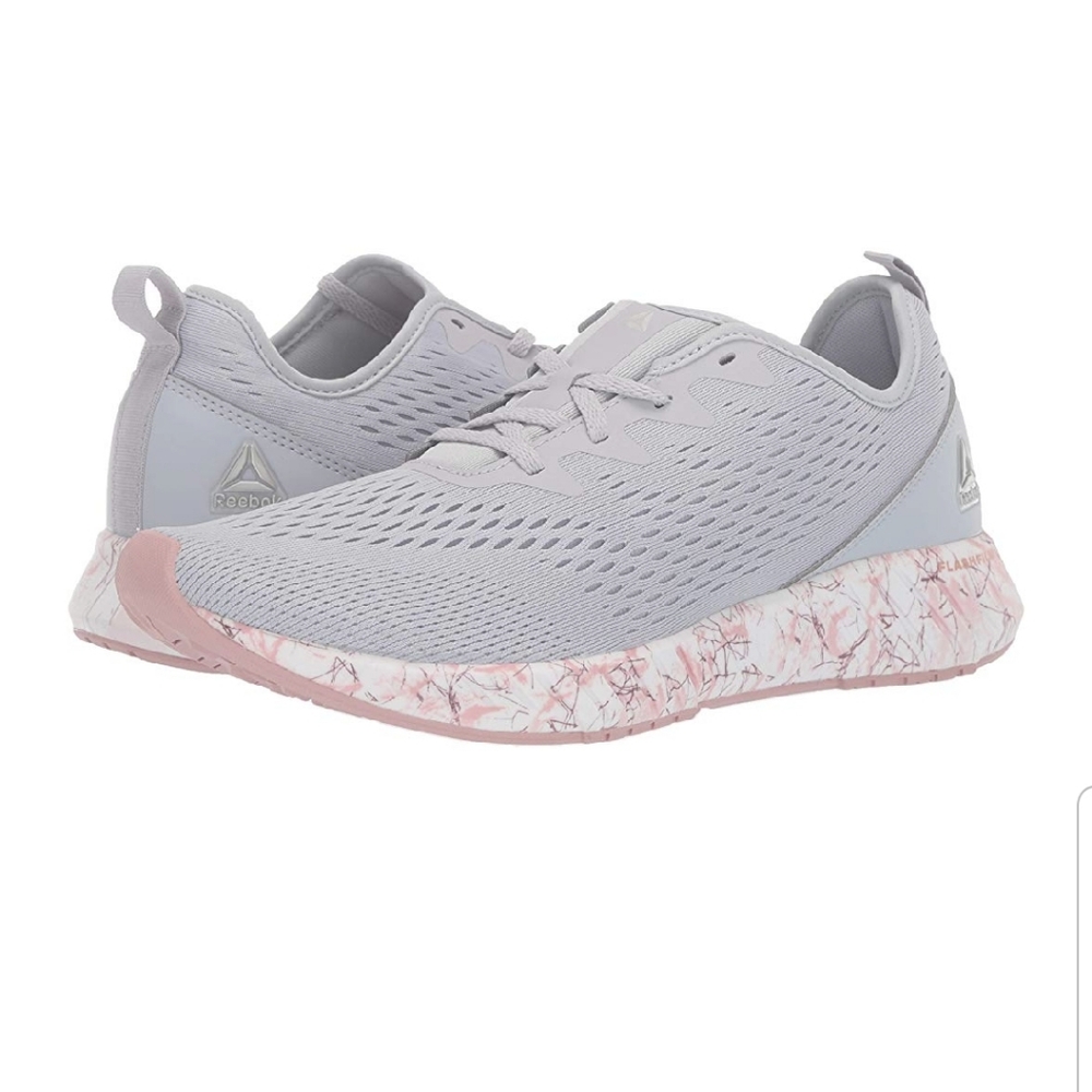 Reebok- Running Gray/Pink Flashfilm size 9.5